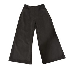 T Tahari Wide-Leg Charcoal Gray Pants Size S